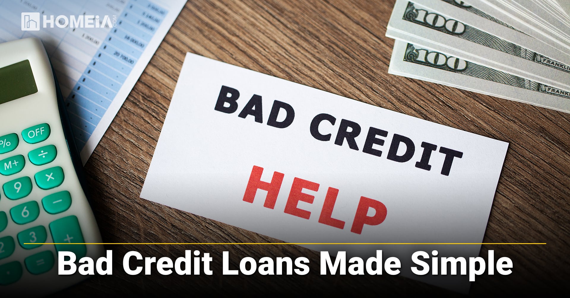 Bad Credit Loans Made Simple
