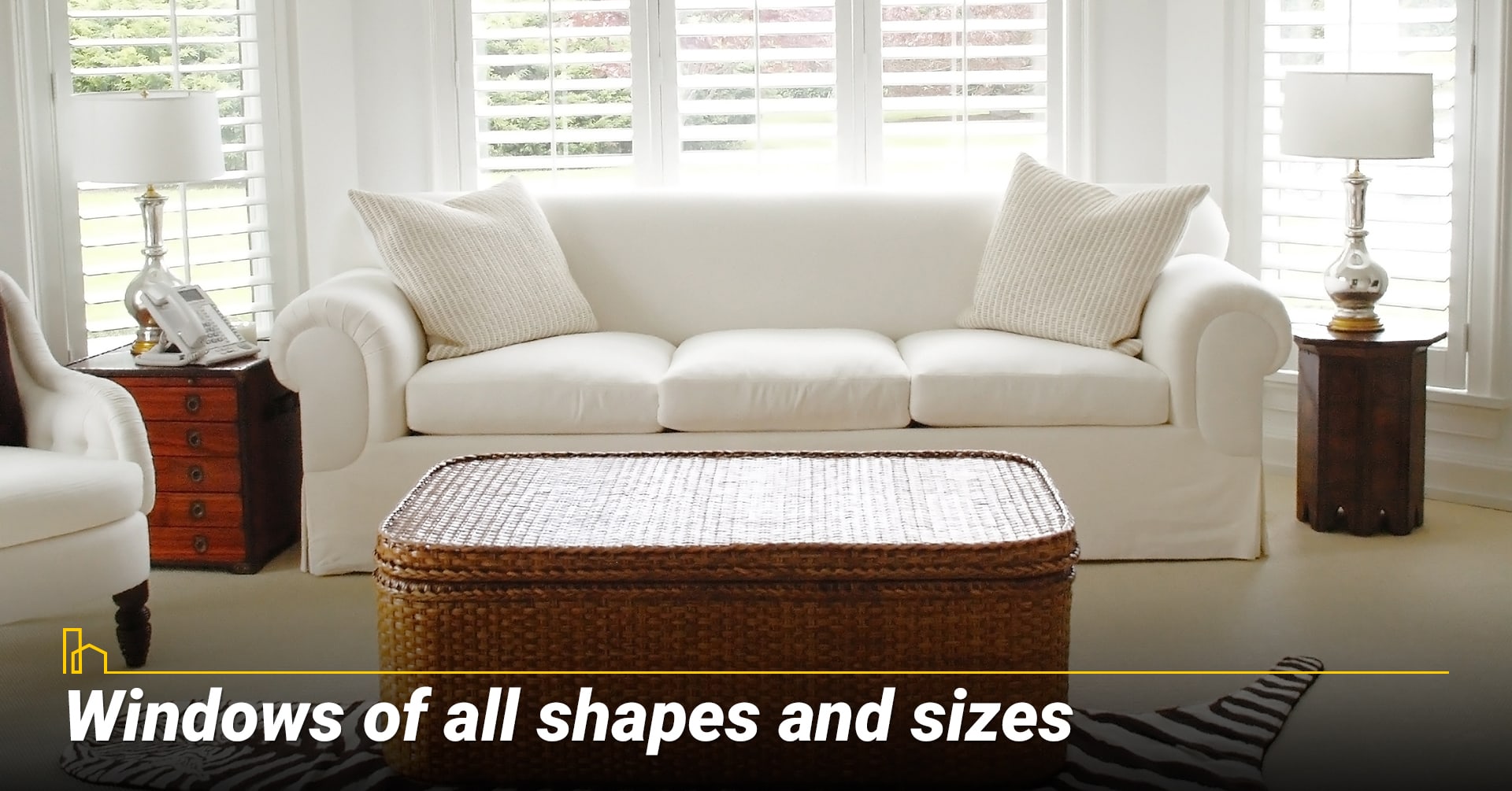 Windows of all shapes and sizes