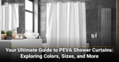 Your Ultimate Guide to PEVA Shower Curtains Exploring Colors Sizes and More