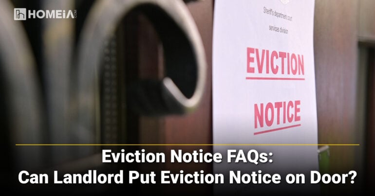 Eviction Notice FAQs Can Landlord Put Eviction Notice on Door