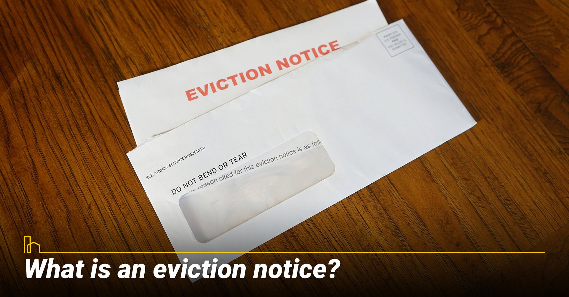 What is an eviction notice