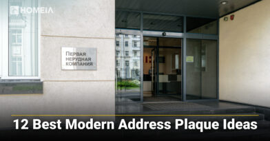 12 Best Modern Address Plaque Ideas