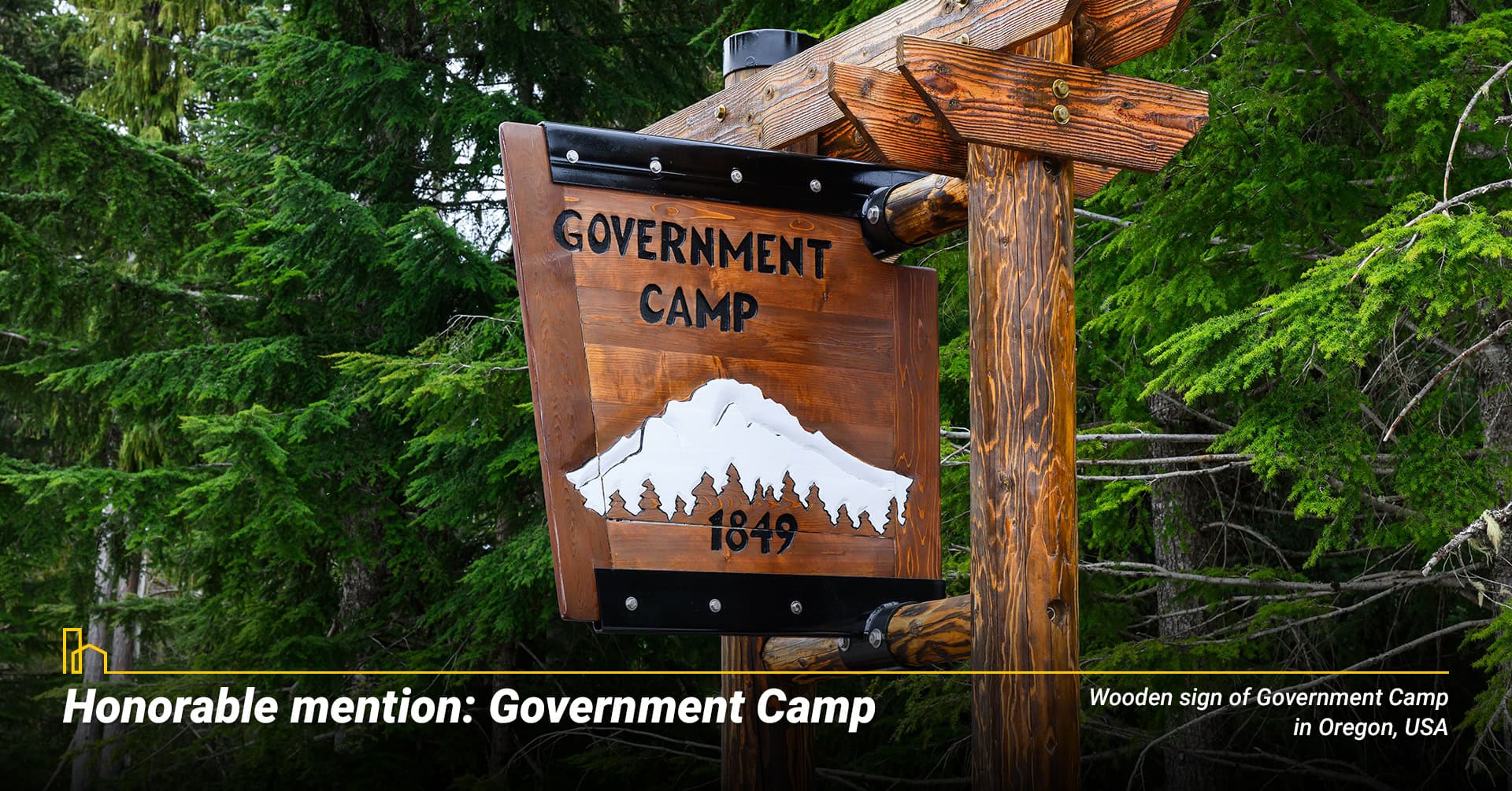 Honorable mention: Government Camp