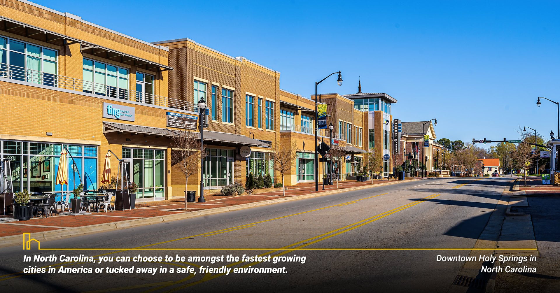 In North Carolina you can choose to be amongst the fastest growing cities in America or tucked away in a safe friendly environment.