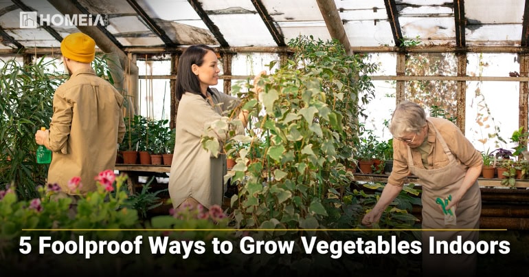 5 Foolproof Ways to Grow Vegetables Indoors