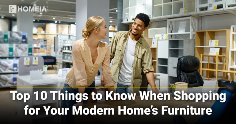 Top 10 Things to Know When Shopping for Your Modern Homes Furniture