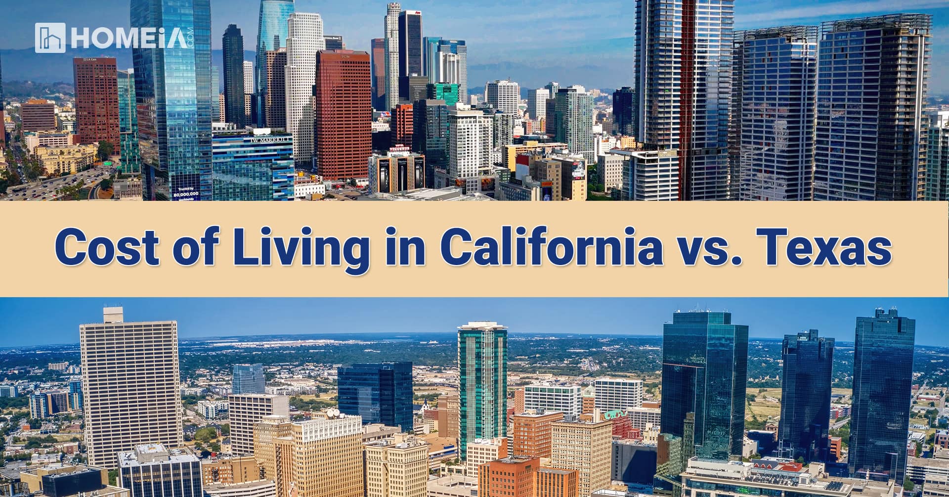 The Cost of Living in California vs Texas (Updated)