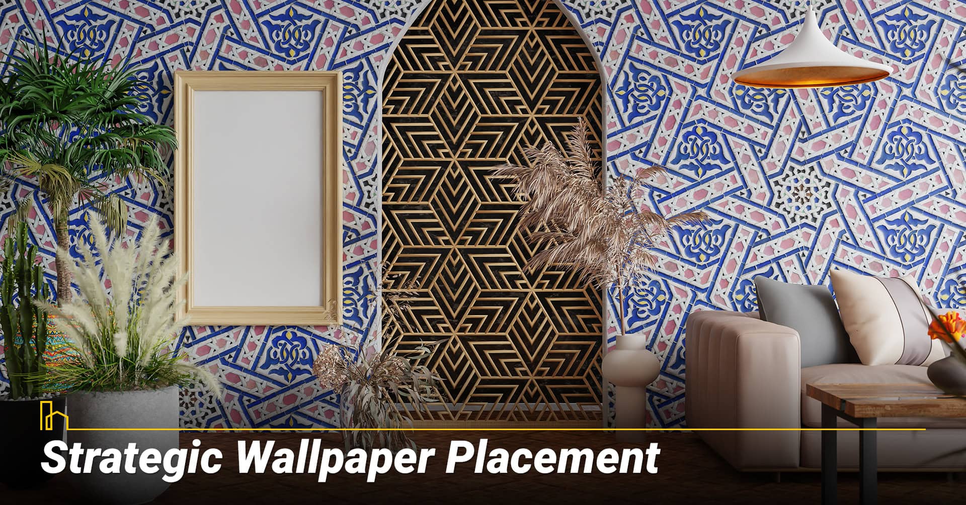 Strategic Wallpaper Placement