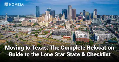 Moving to Texas: THE Complete Relocation Guide to the Lone Star State and Checklist