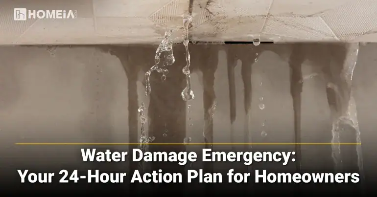 Water Damage Emergency-Your 24-Hour Action Plan for Homeowners