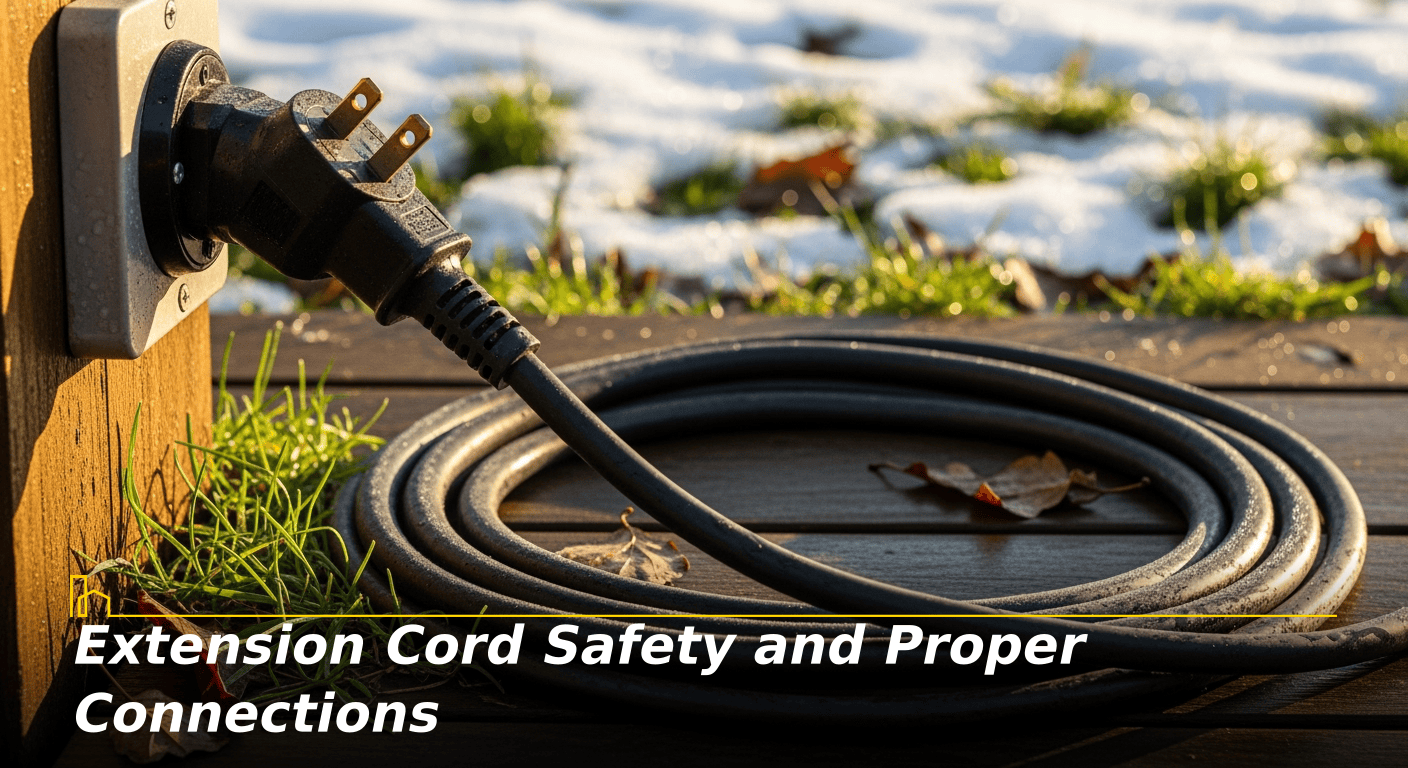 Extension Cord Safety and Proper Connections