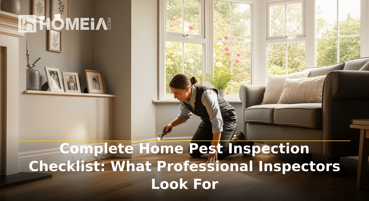 Home Pest Inspection Checklist
