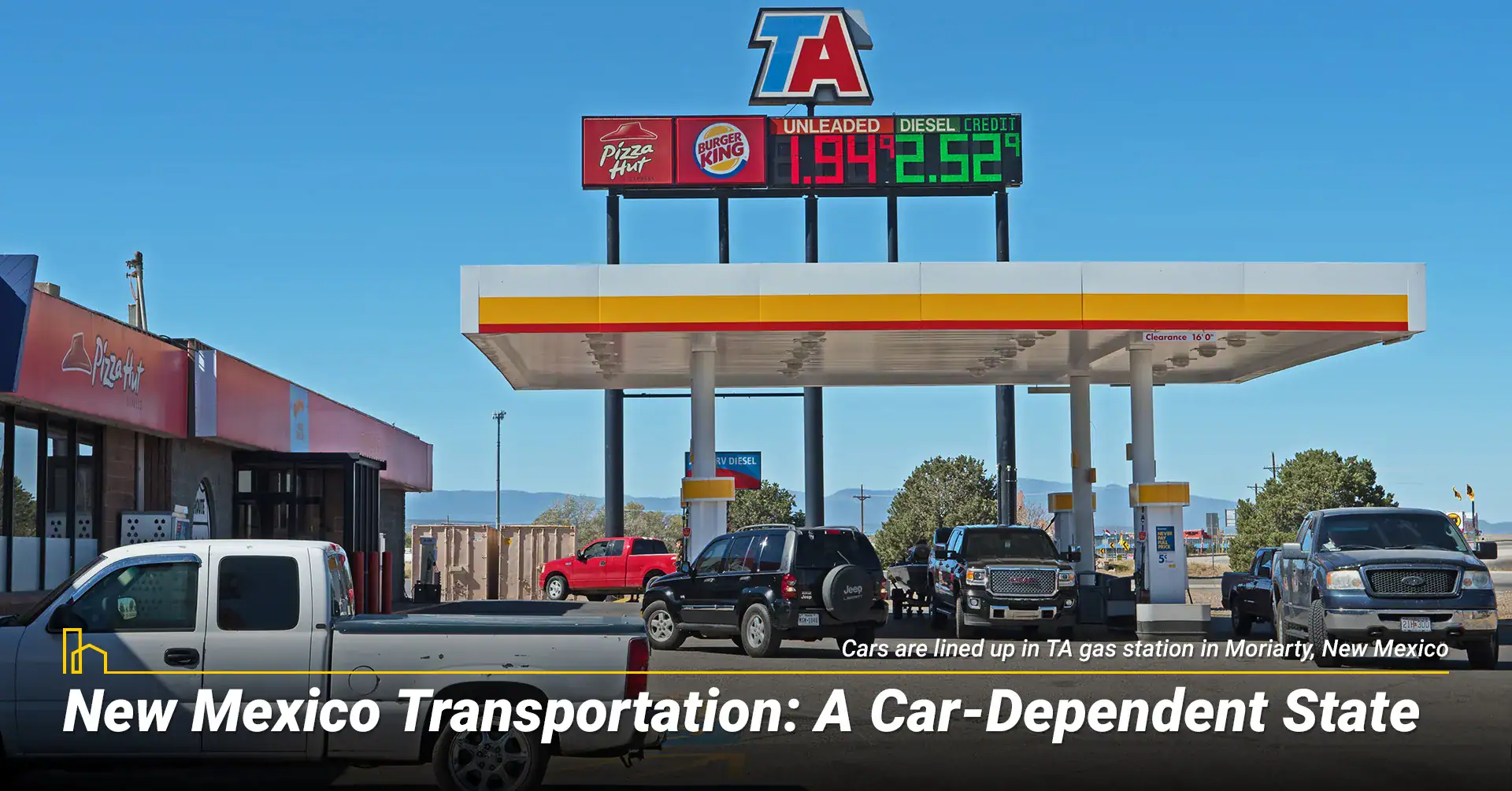 New Mexico Transportation: A Car-Dependent State