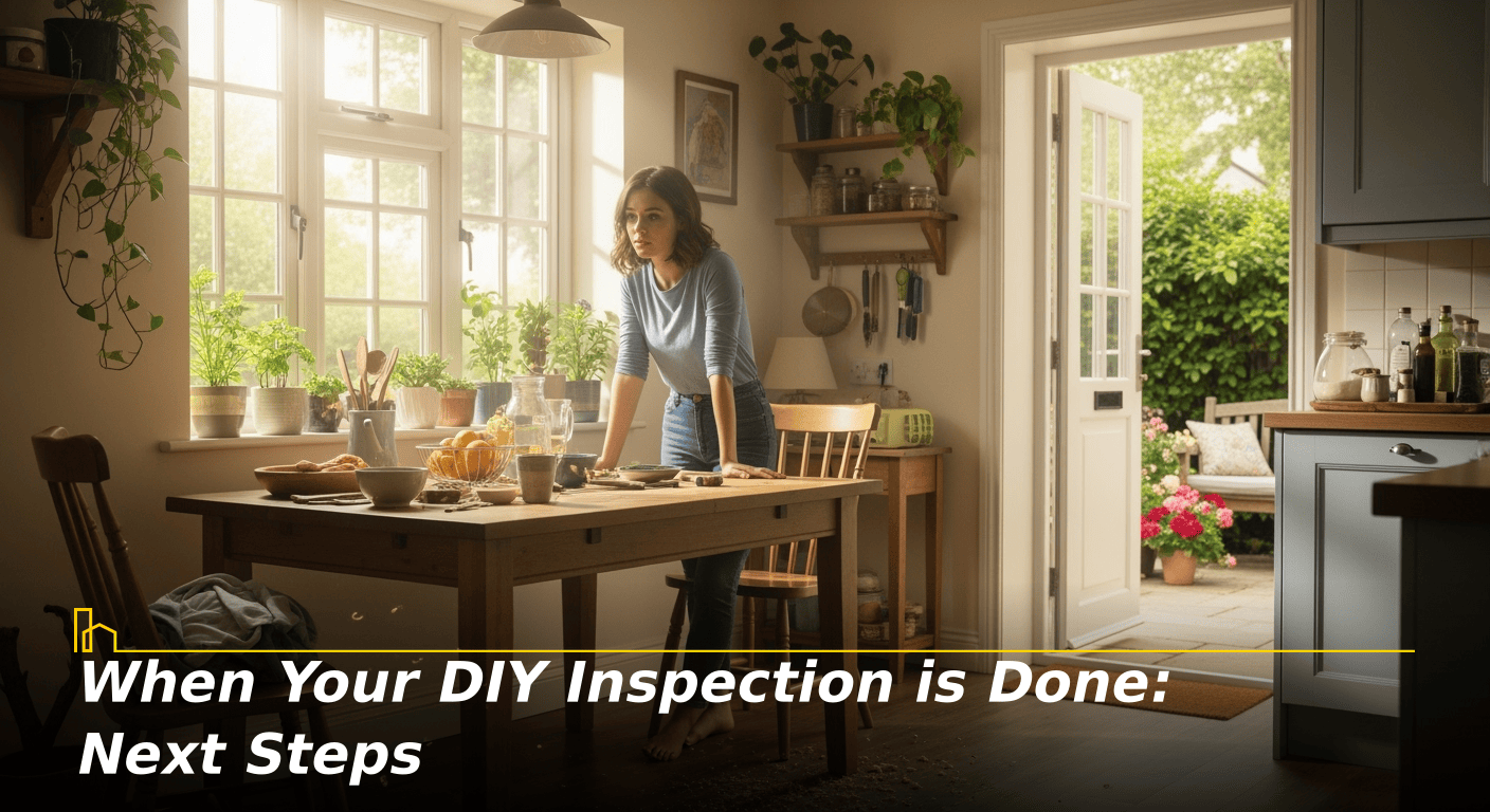 When Your DIY Inspection is Done: Next Steps