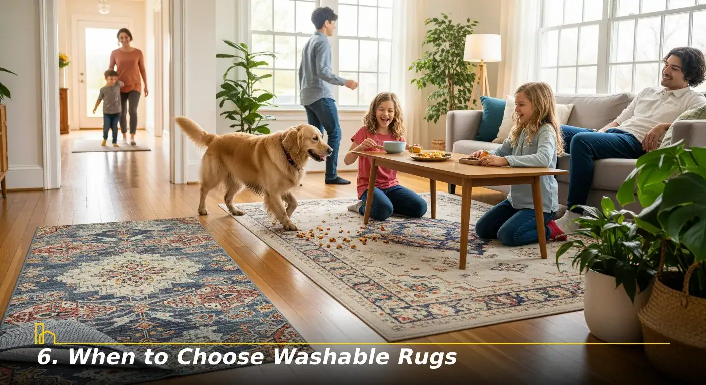 When to Choose Washable Rugs