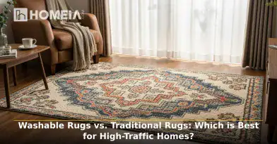 Washable Rugs vs. Traditional Rugs: Which is Best for High-Traffic Homes?