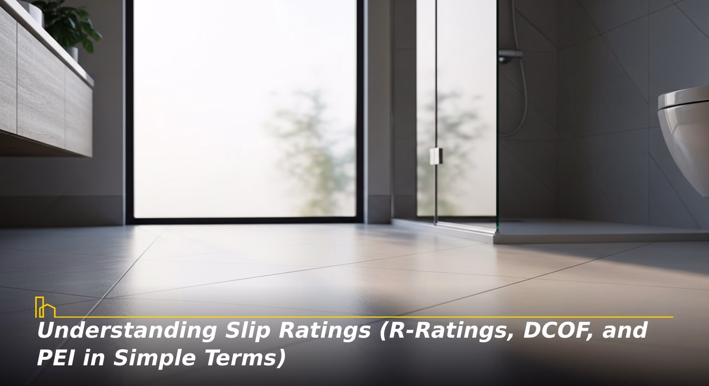 Understanding Slip Ratings (R-Ratings, DCOF, and PEI in Simple Terms)