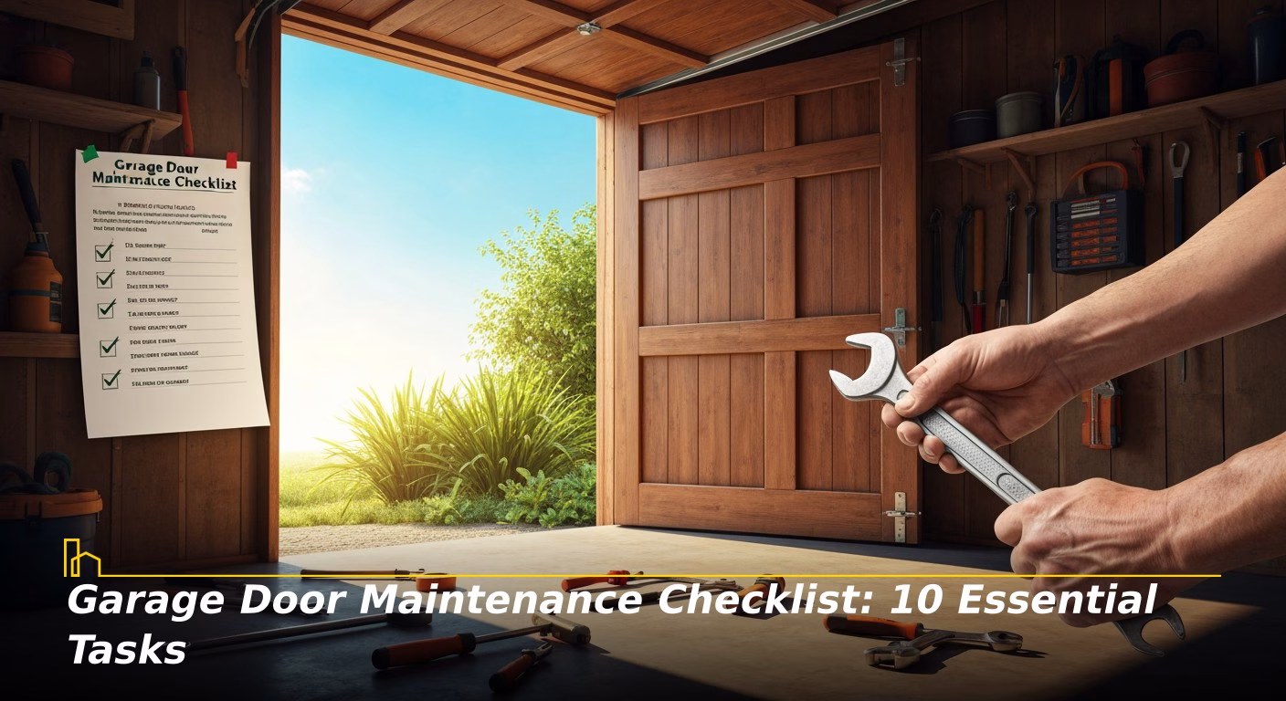 Garage Door Maintenance Checklist: 10 Essential Tasks