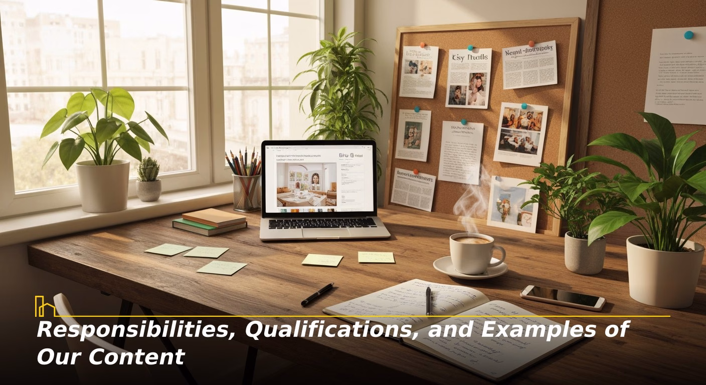 Responsibilities, Qualifications, and Examples of Our Content