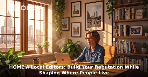 HOMEiA Local Editors: Build Your Reputation While Shaping Where People Live