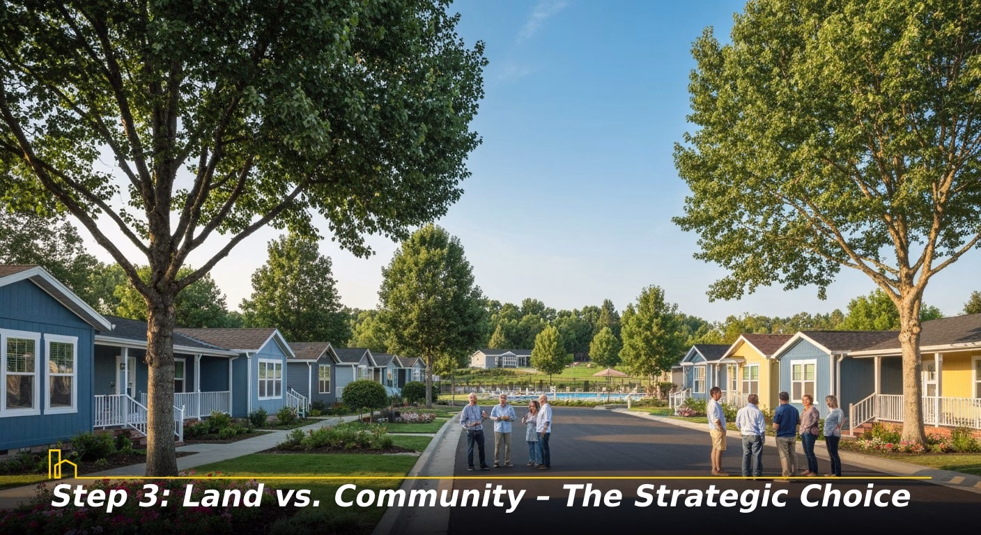 Step 3: Land vs. Community – The Strategic Choice