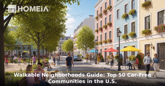 Walkable Neighborhoods Guide: Top 50 Car-Free Communities in the U.S.