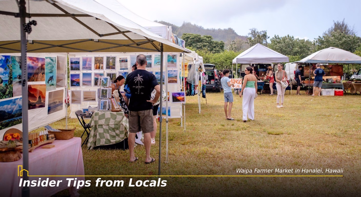 8 Waipa Farmer Market in Hanalei Hawaii branded